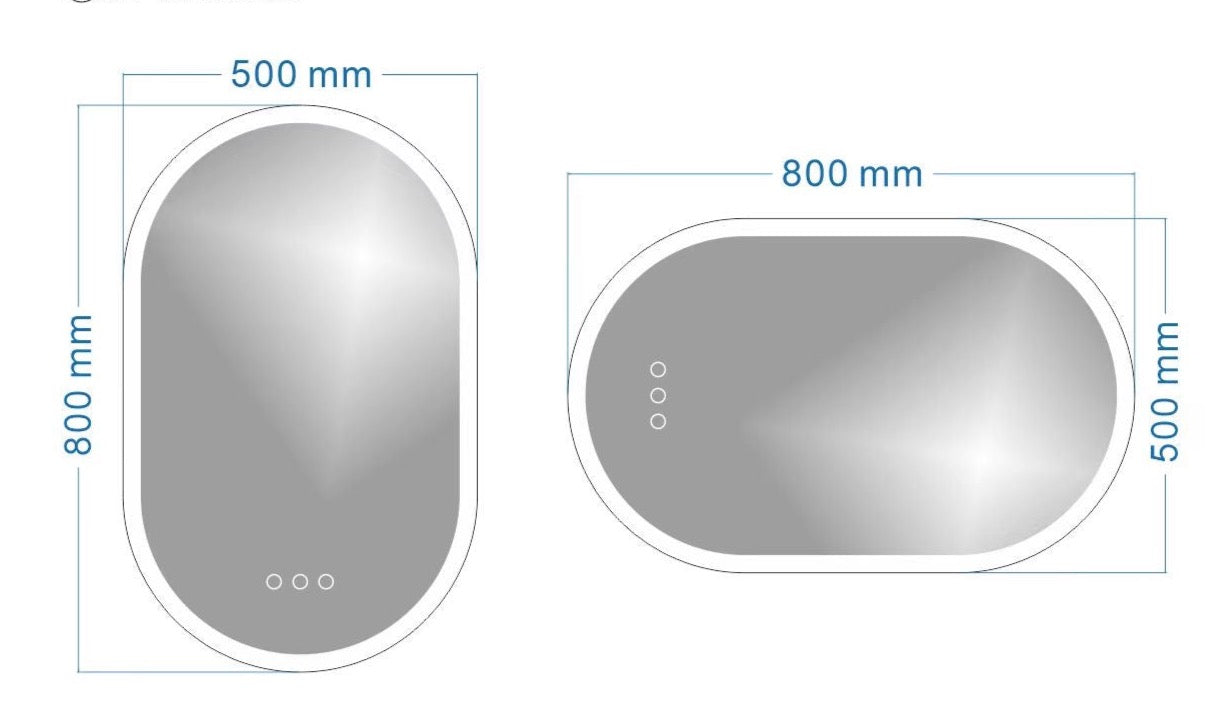 Sierra Fog Removal Mirror
