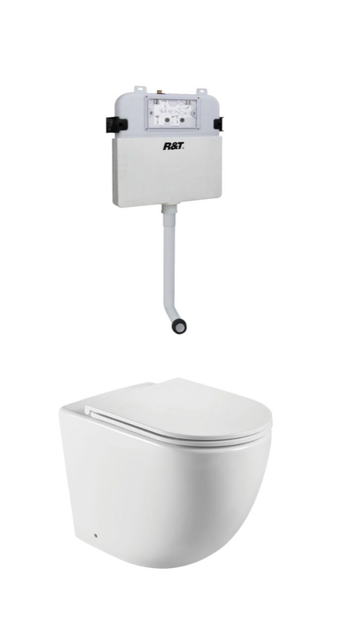 Aria Wall Faced Pan Toilet Suite