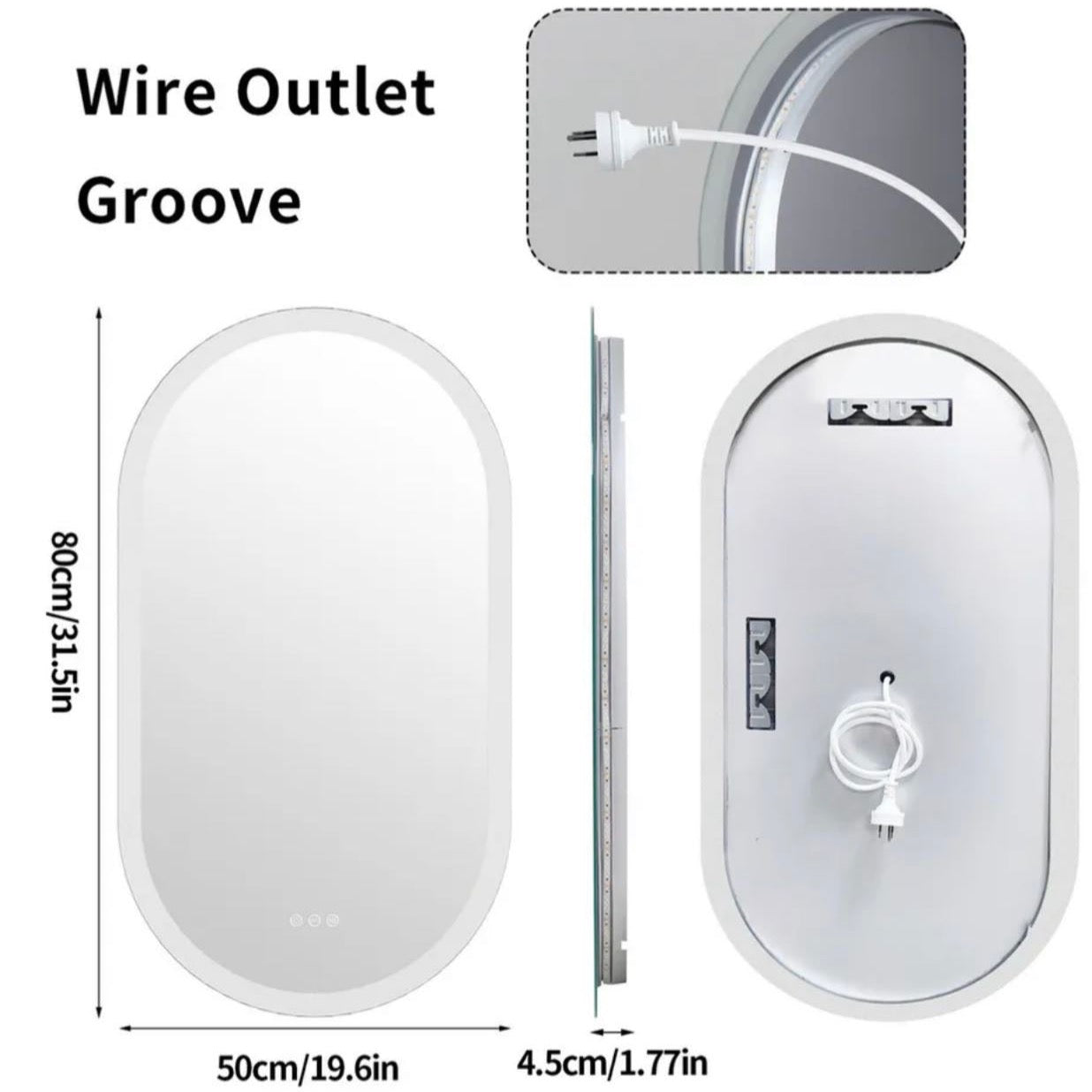 Sierra Fog Removal Mirror