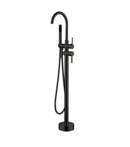 Oscar Floor Mounted Twin Bath Mixer